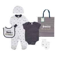 BG310: Boys 6 Piece Gift Set (0-6 Months)